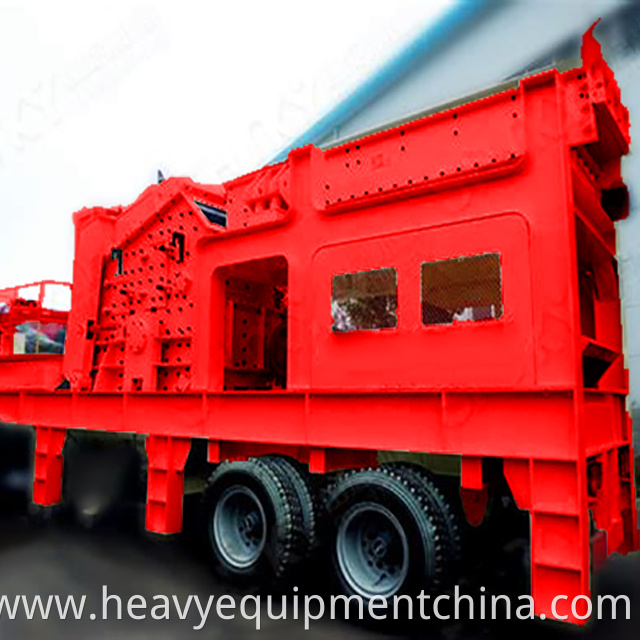 Mobile sand crusher